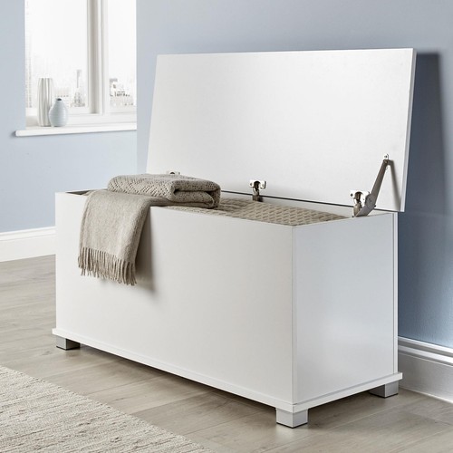 Ottoman storage chest - storage, blanket