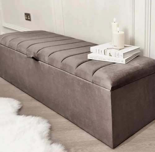 Ottoman storage box panel - ottoman,