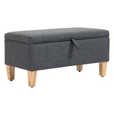 HOMCOM Linen Storage Ottoman