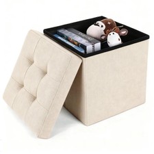 Folding Ottoman Storage Box