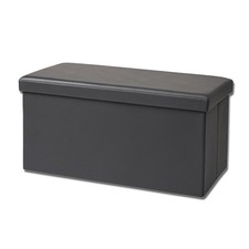 DARK GREY OTTOMAN STORAGE