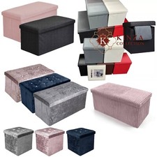 76cm Folding Ottoman Storage
