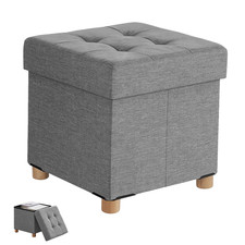 Folding Storage Stool Seat