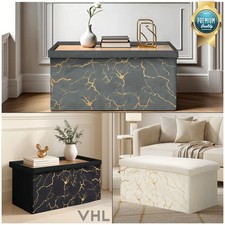 Ottoman Storage Box Stool